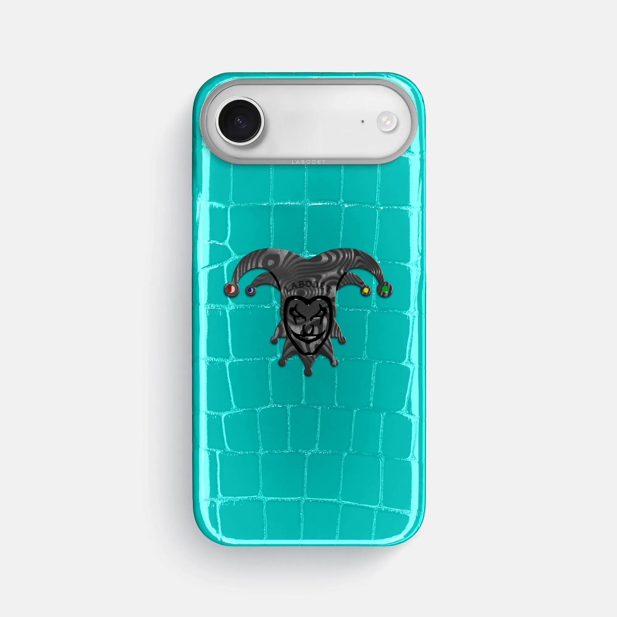 Classic Case With Carbon Joker For iPhone 17 Air In Shiny Alligator Gloss Finish Design Premium Form