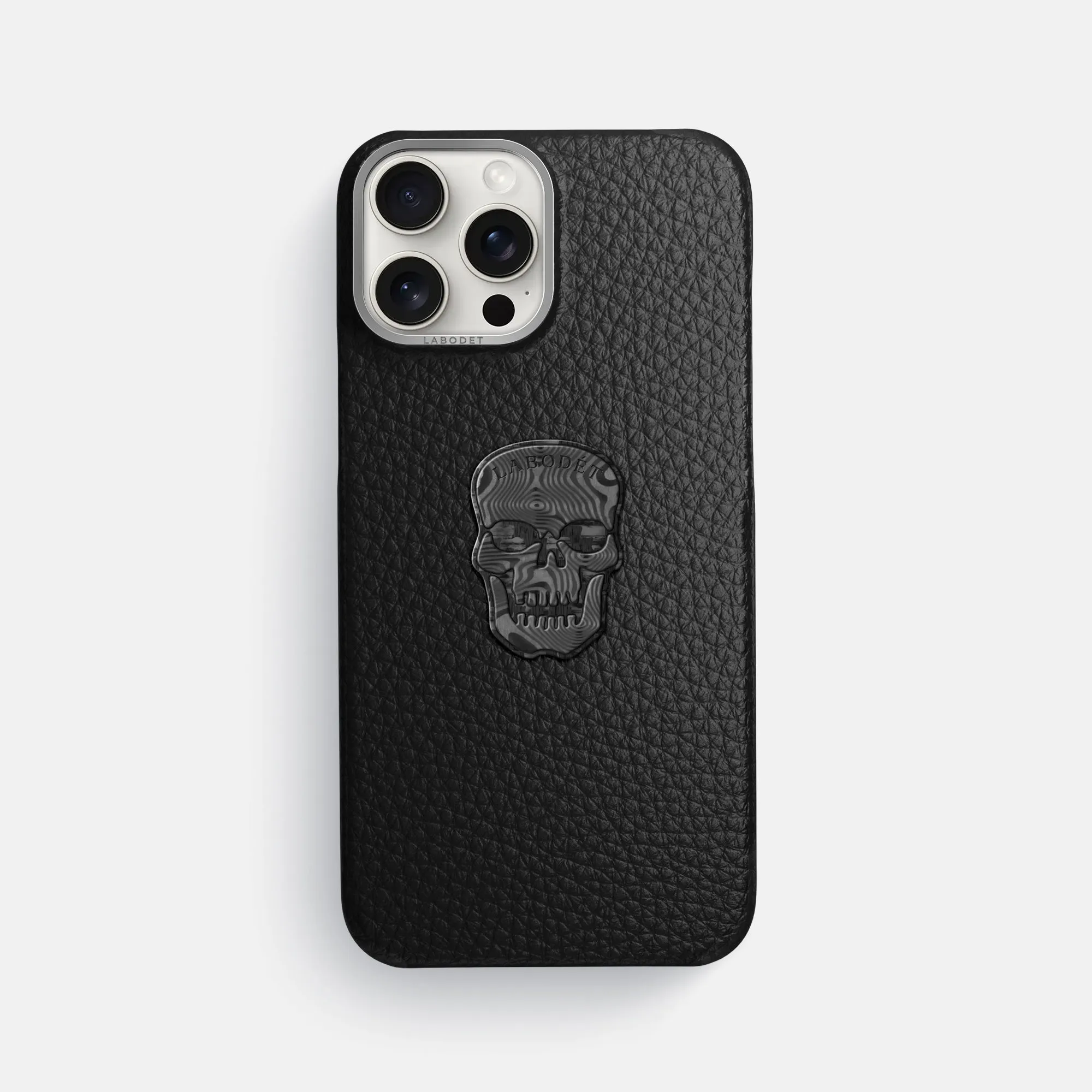 Outdoor Design Classic Case With Carbon Skull For iPhone 16 Pro Max In Calf