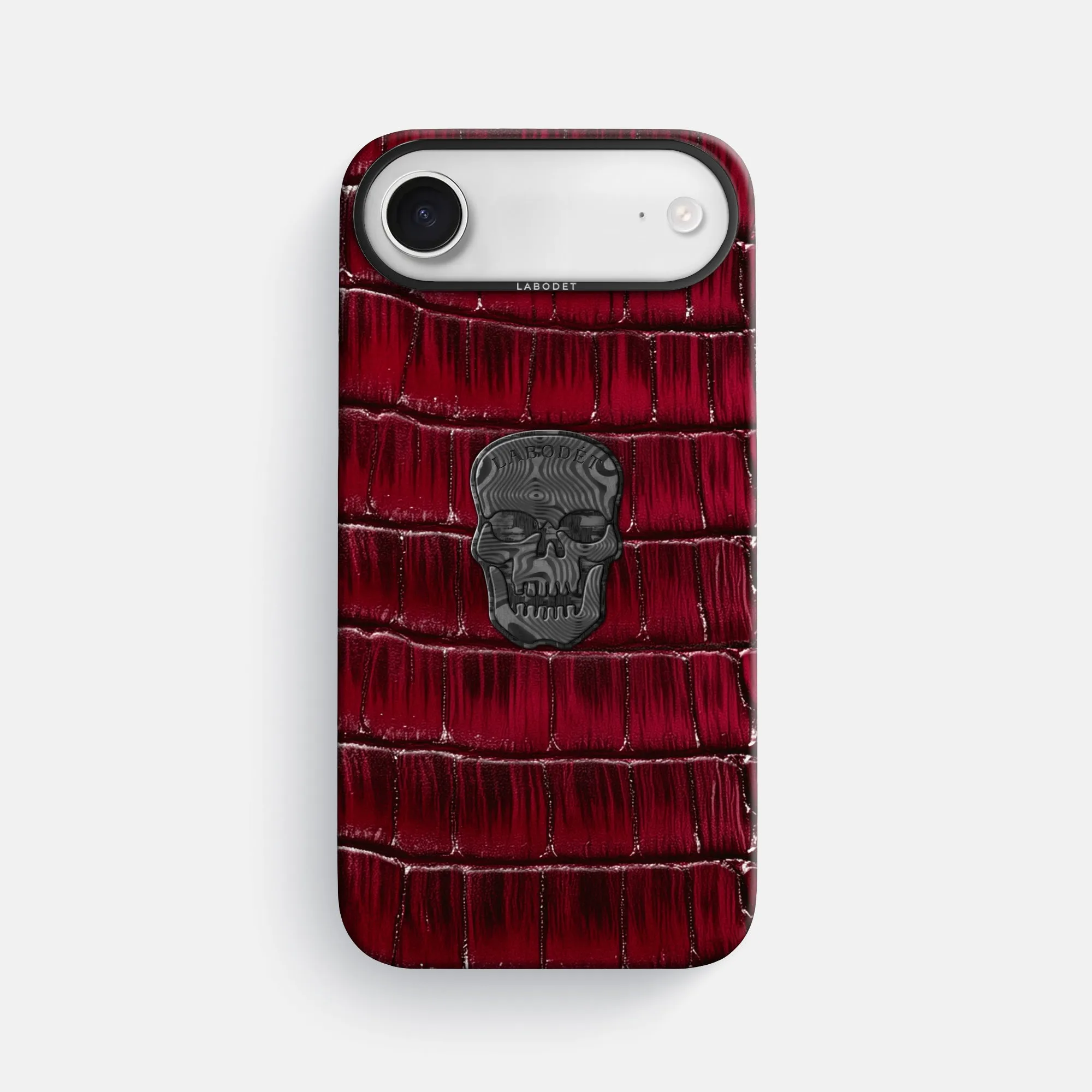 Urban Fashion Slim Feel Classic Case With Carbon Skull For iPhone 17 Air In Patina Alligator