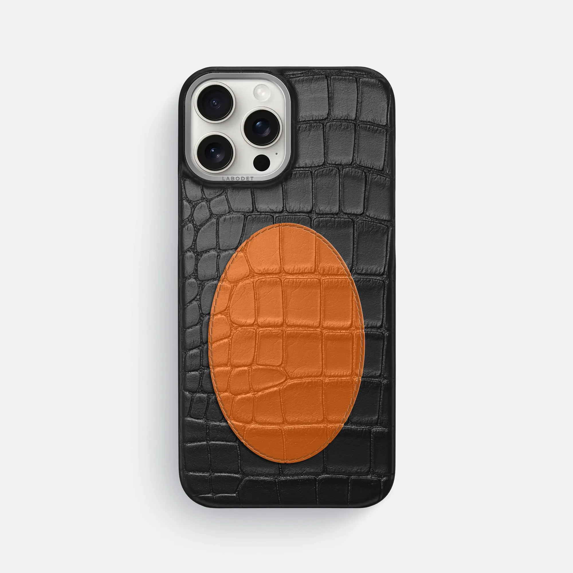 Classic Case With Oval For iPhone 16 Pro Max In Alligator Functional Design Flexible Feel