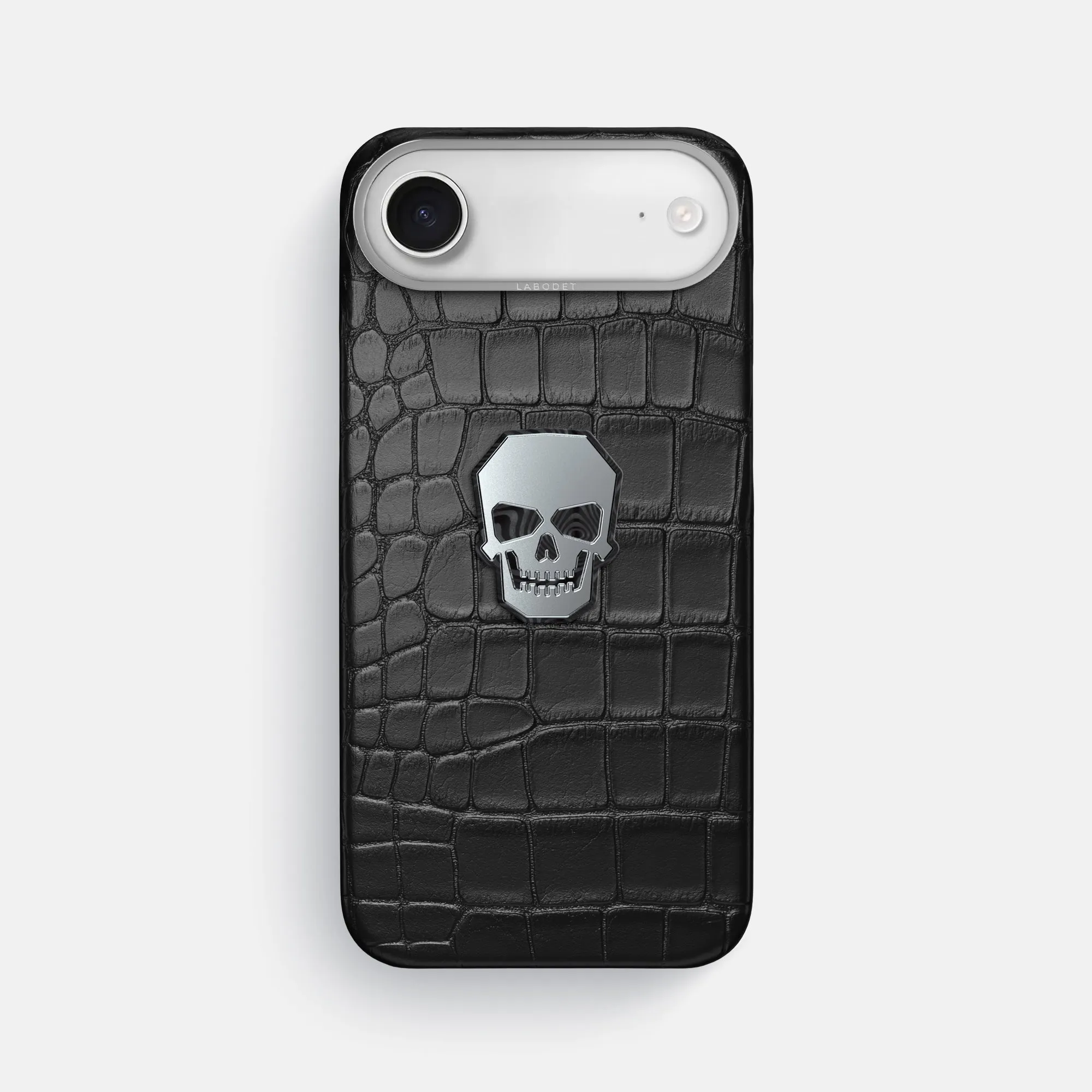 Classic Case With Titanium Skull For iPhone 17 Air In Alligator Matte Protection Polished Look