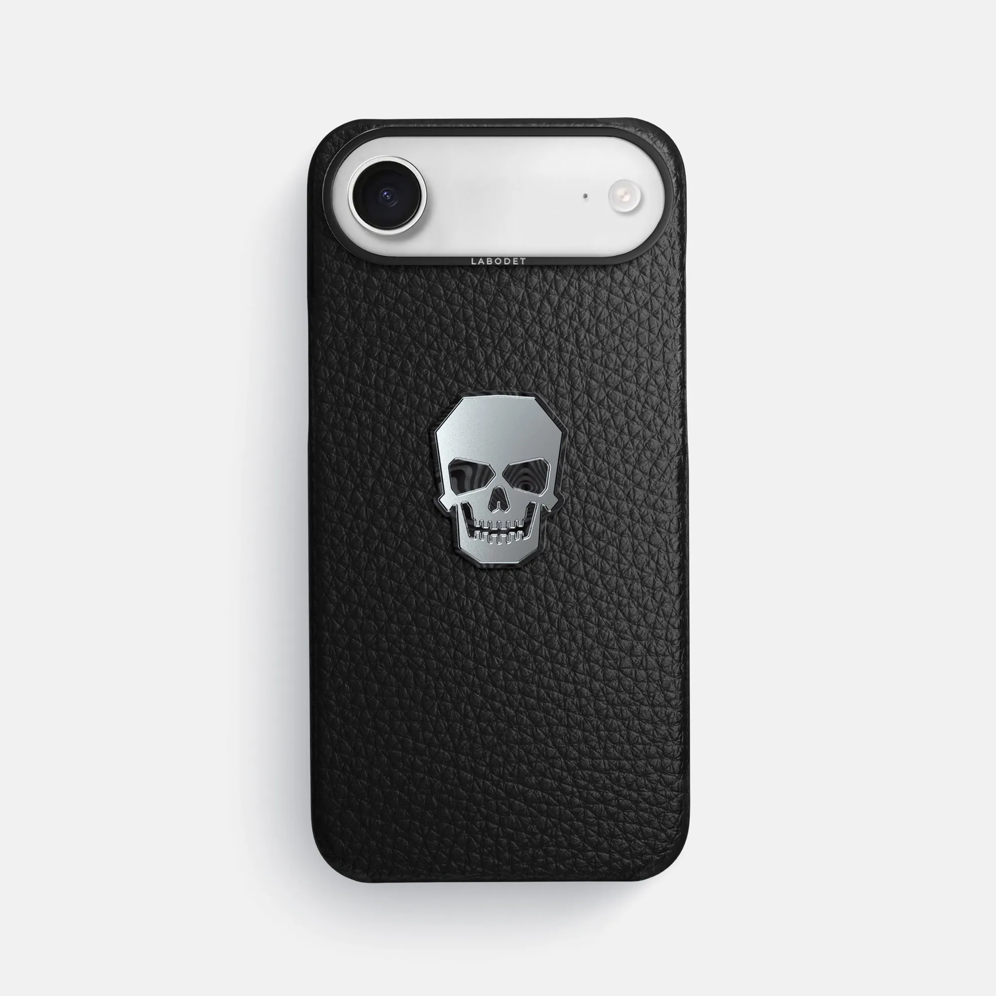 Classic Case With Titanium Skull For iPhone 17 Air In Calf Matte Feel Texture Ultra Slim