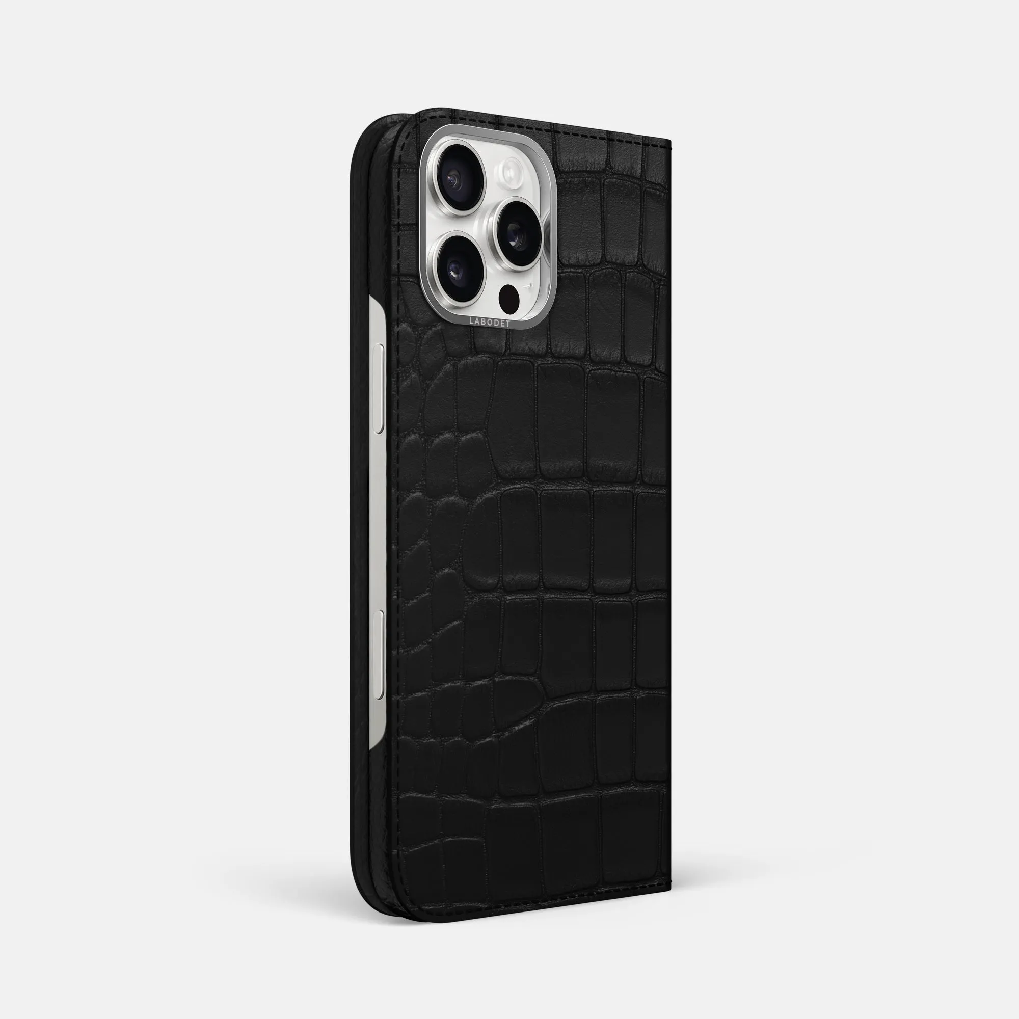 Folio Case For iPhone 16 Pro Max In Alligator Luxury Shine