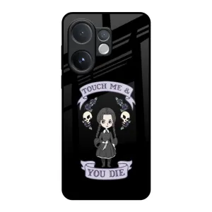 Hybrid Grip Touch Me & You Die Glass Case for Vivo V60 5G