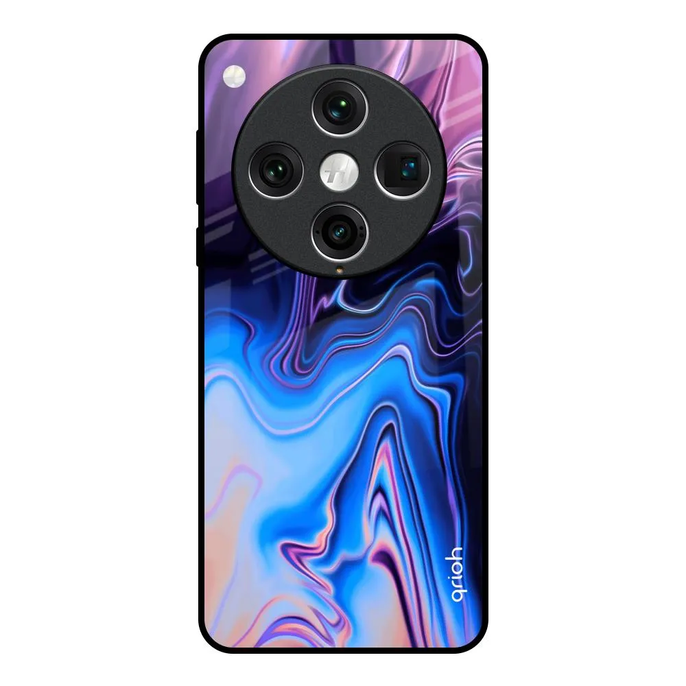 Psychic Texture Glass Case for Oppo Find x8 Pro Modern Edge Layer Light Design