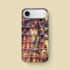 soft look Handle Case 1/1 Sand Wave For iPhone 17 Air In Alligator