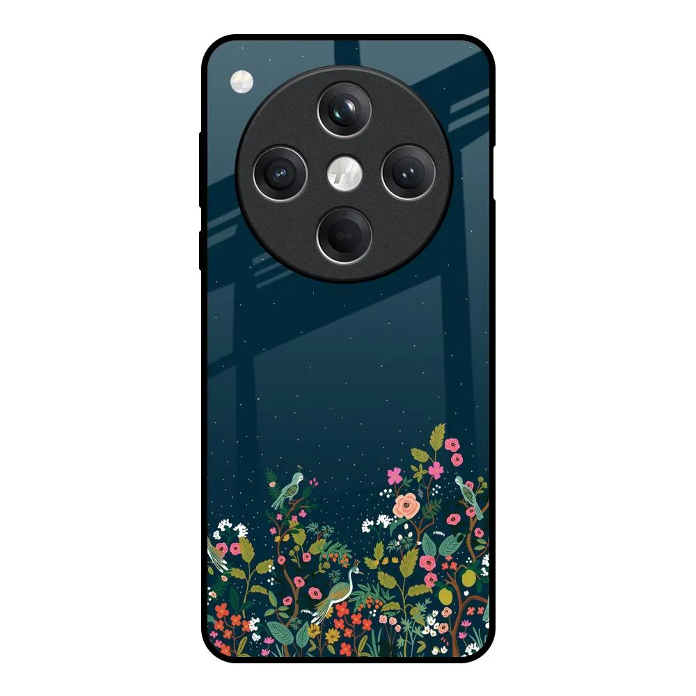 Small Garden Glass Case For Oppo Find X8 5G Smooth Coating