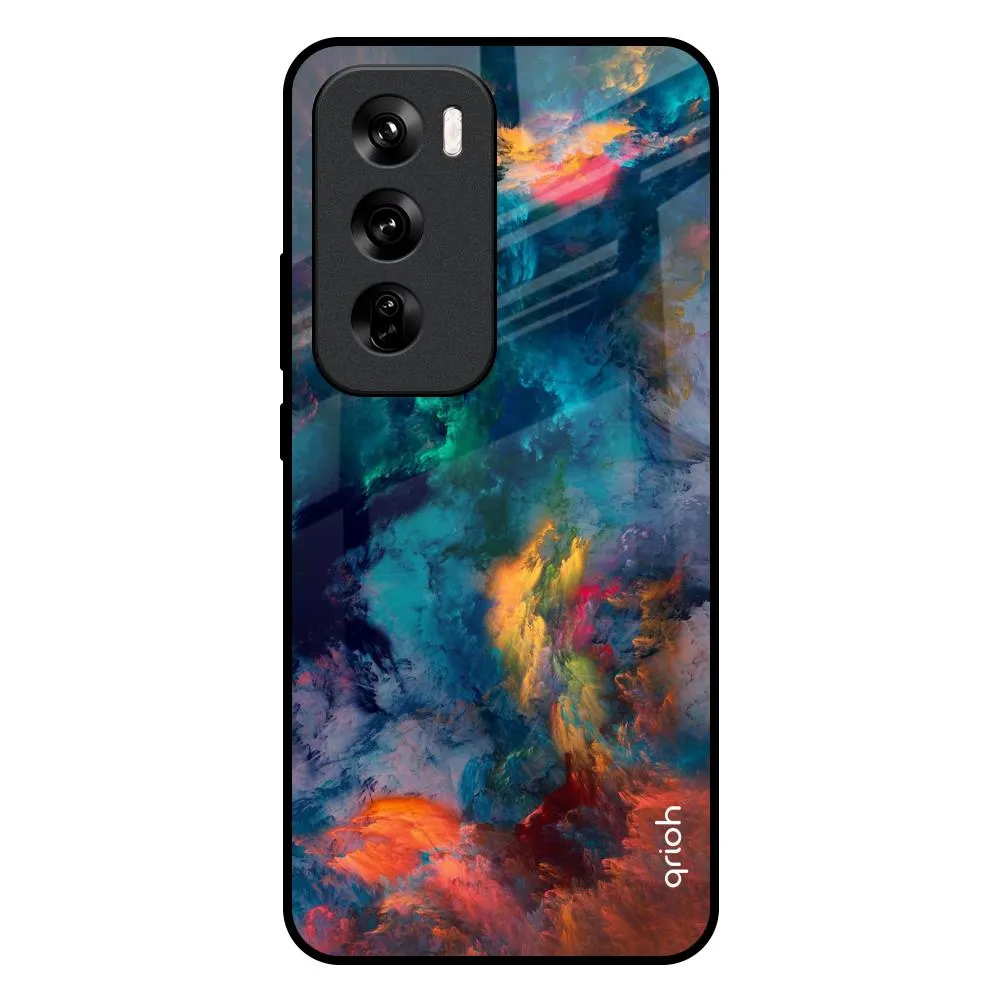 Cloudburst Glass Case for Oppo Reno 12 5G Durable Shell