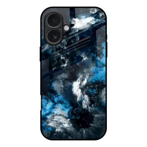 Cloudy Dust Glass Case for iPhone 17 Gloss Surface Layer