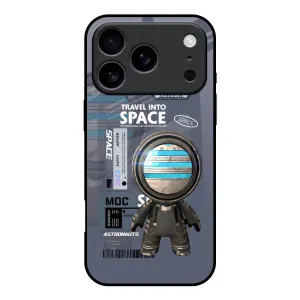 Lightweight accessory hybrid design Space Travel Glass Case for iPhone 17 Pro