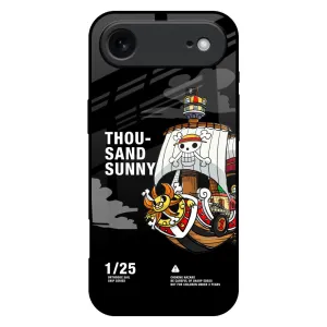 Minimal Cover Hybrid Look Thousand Sunny Glass Case for iPhone 17 Air