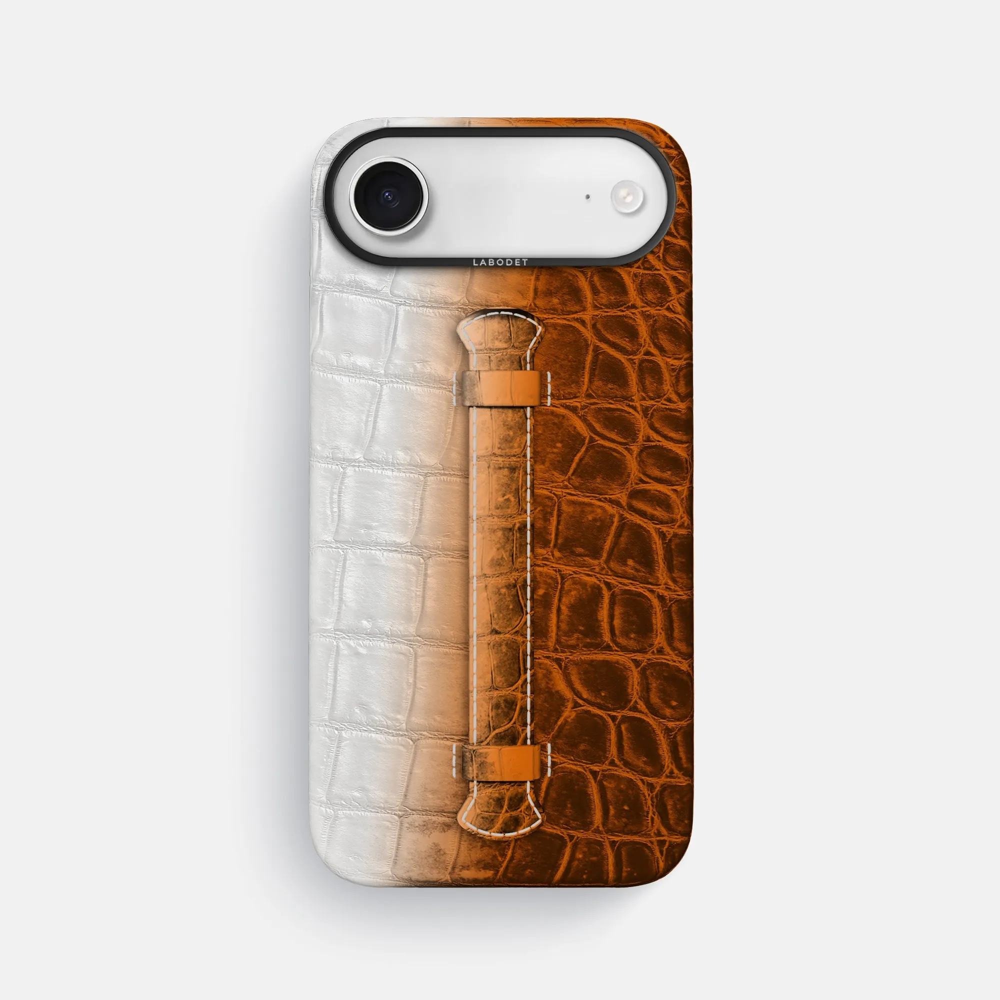 Center Handle For iPhone 17 Air In Himalayan Crocodile Flexible frame