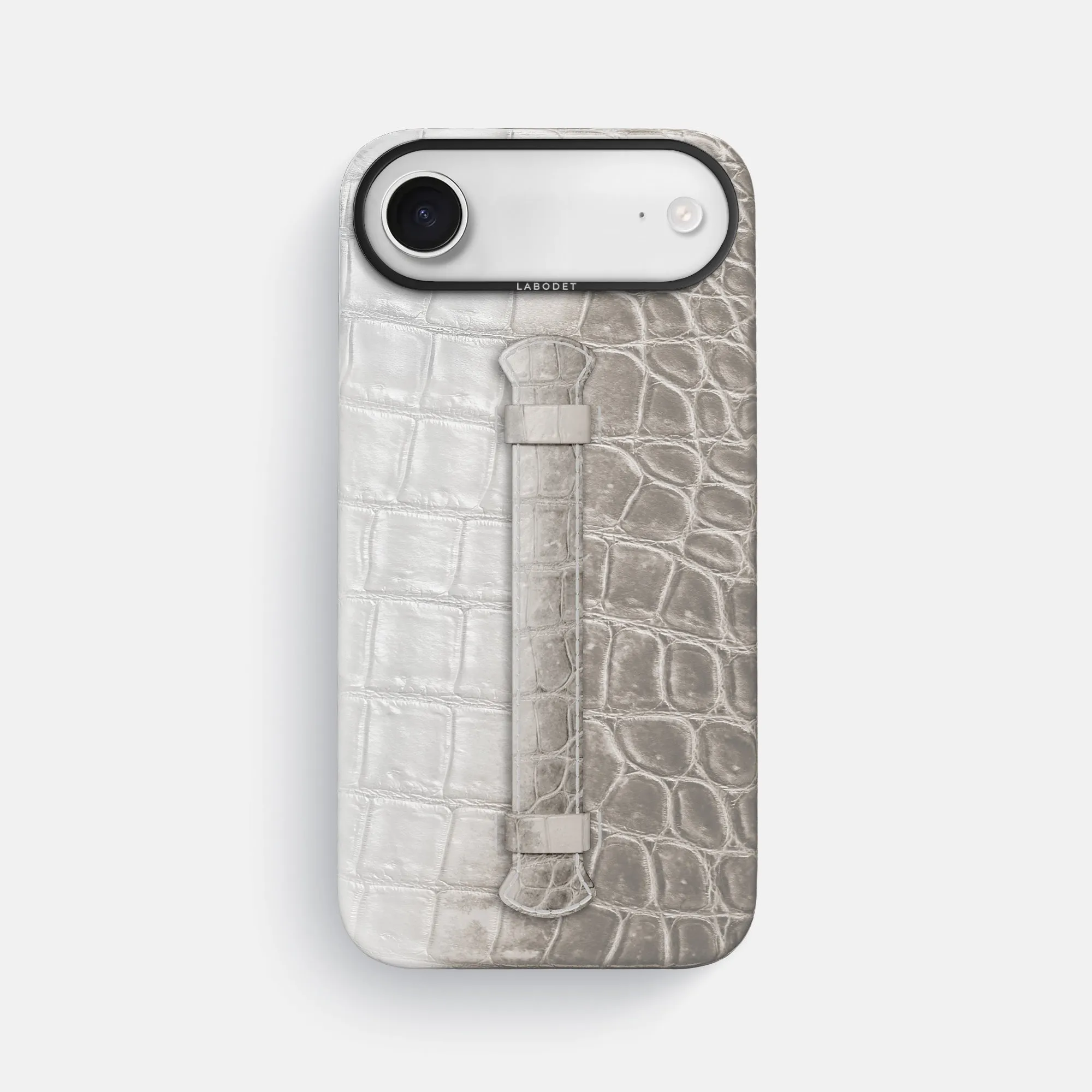 Raised Edges Center Handle For iPhone 17 Air In Himalayan Crocodile