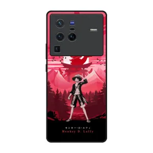 Minimal Build Texture Lost In Forest Glass Case for Vivo X80 Pro 5G