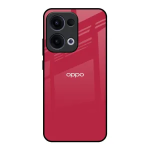 Solo Maroon Glass case for Oppo Reno13 5G Fashion Accent Smart Accessory