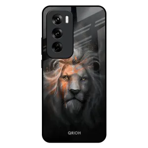Devil Lion Glass Case for Oppo Reno 12 Pro 5G Light Touch Durable Build Quality