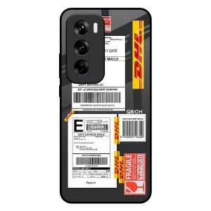 Versatile Design Cool Barcode Label Glass Case For Oppo Reno 12 Pro 5G