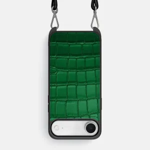 3D Effect Crossbody Sport Case For iPhone 17 Air In Alligator