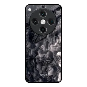 Polished Touch Cryptic Smoke Glass Case for Oppo Find x8 Pro