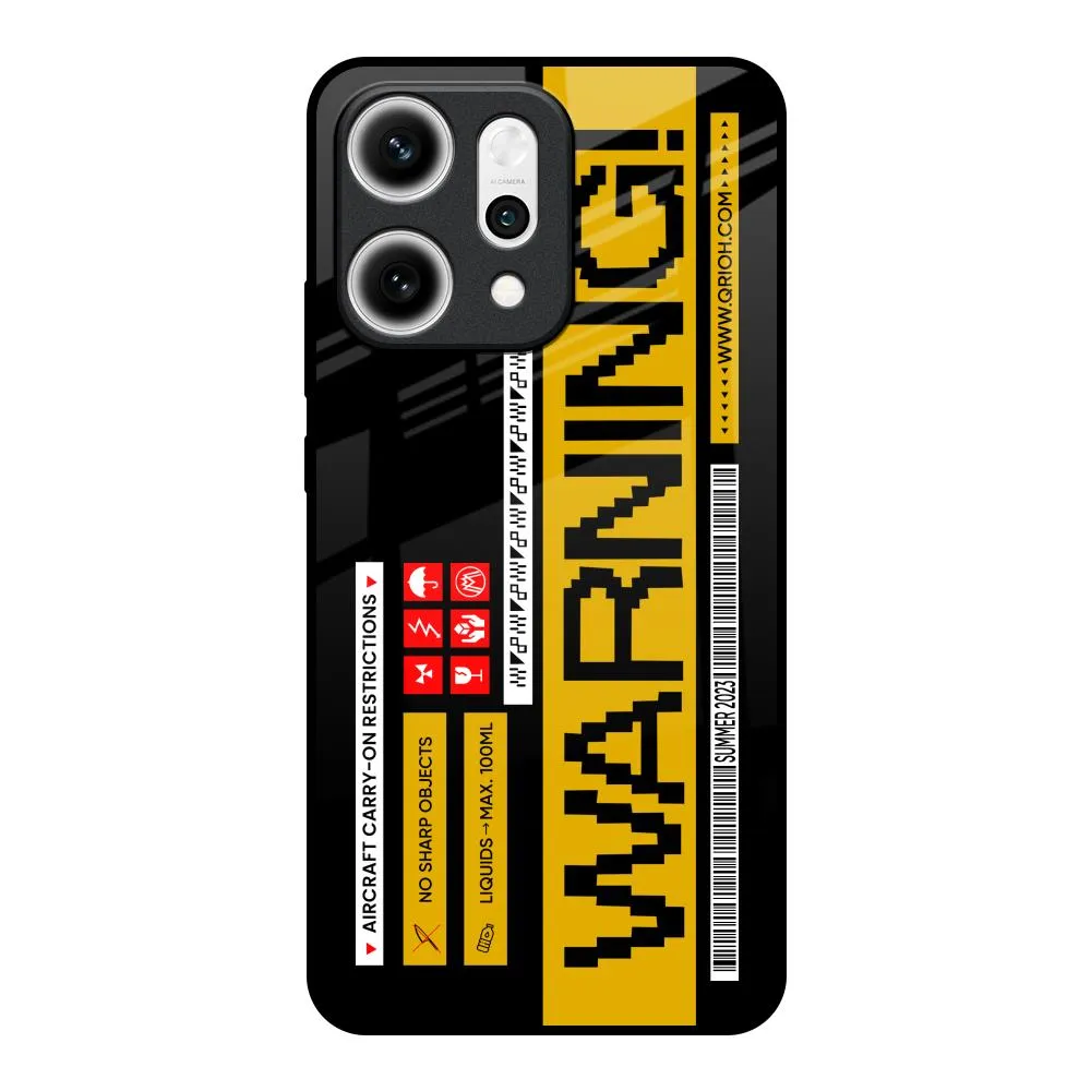 Smart Accessory Aircraft Warning Glass Case for Oppo Reno14 5G