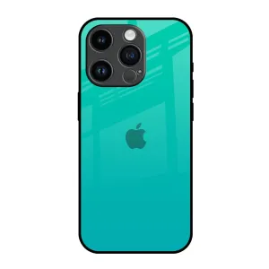 Compact Shell Cuba Blue Glass Case For iPhone 14 Pro