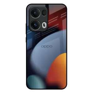 Creative Artwork Durable Surface Acrylic Stones Glass Case for Oppo Reno13 Pro 5G