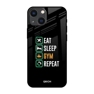 Everyday Style Daily Routine Glass Case for iPhone 14 Plus