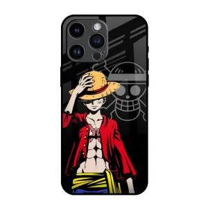 Hat Crew Glass Case for iPhone 14 Pro Max Textured Surface Sleek Profile