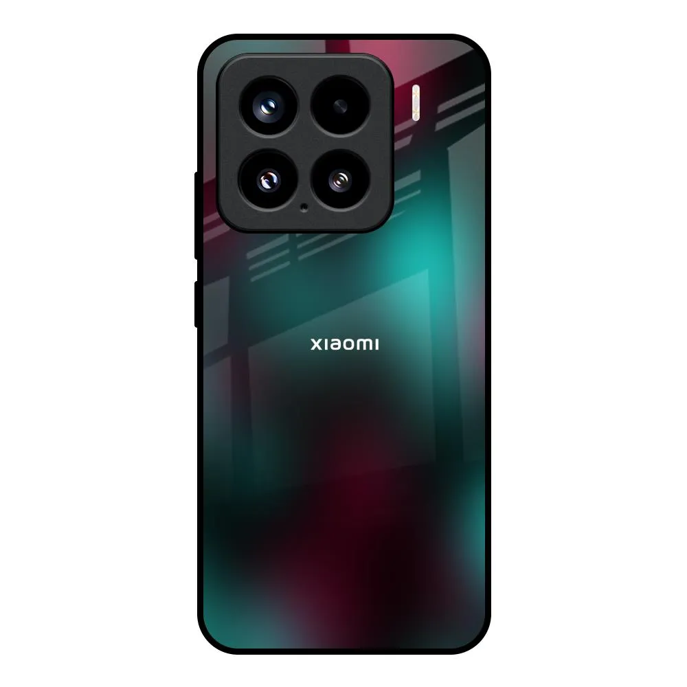 Soft Silicone Dark Gradiant Glass Case for Mi 15 5G