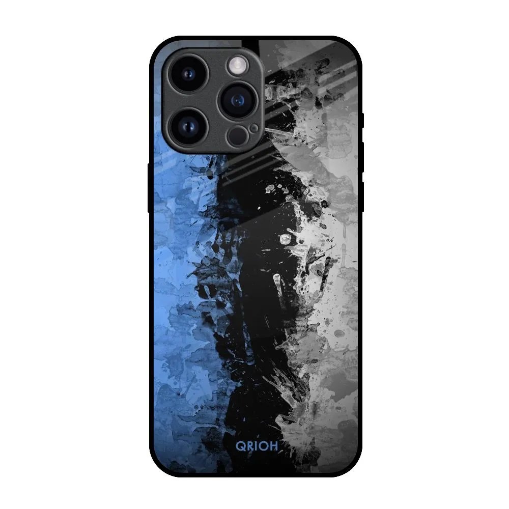 Hybrid Finish Dark Grunge Glass Case for iPhone 14 Pro Max