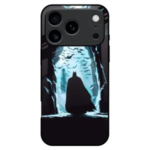 Anti Slip Easy Removal Dark Man In Cave Glass Case for iPhone 17 Pro Max