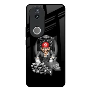 Dark Secret Glass Case for IQOO Z10R 5G Soft Pattern Layer Rugged Design Style