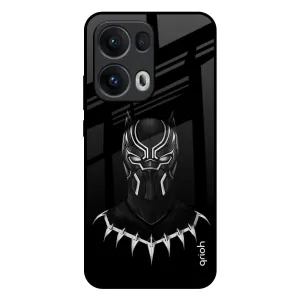 Minimal Style Dark Superhero Glass Case for Oppo Reno13 Pro 5G