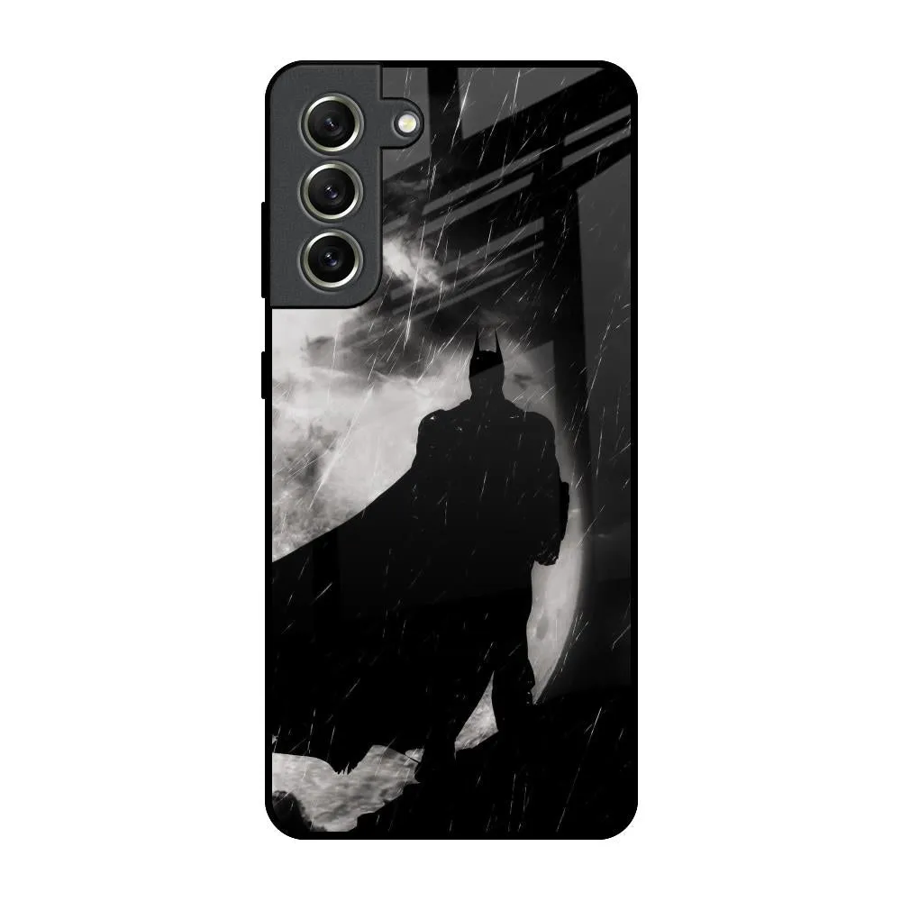 Smooth Look Dark Warrior Hero Glass Case for Samsung Galaxy S21 FE 5G