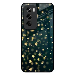 Dazzling Stars Glass Case For Oppo Reno 12 Pro 5G Rugged Protection