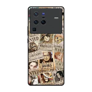 Colorful Pattern Classic Look Dead Or Alive Glass Case for Vivo X80 Pro 5G