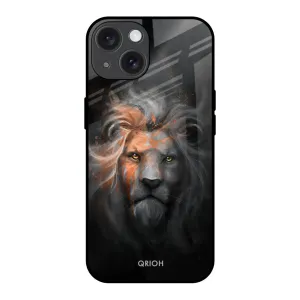 Devil Lion Glass Case for iPhone 15 Pocket Friendly