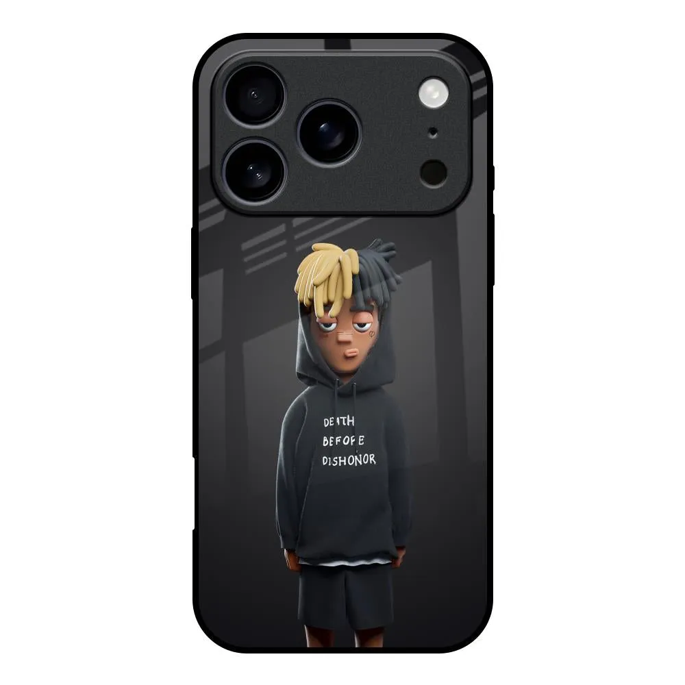 Dishonor Glass Case for iPhone 17 Pro Protective Texture Finish Unisex Design