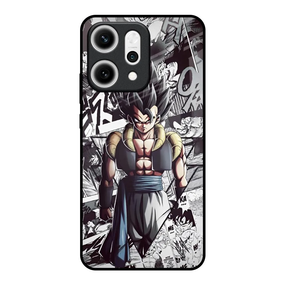 Dragon Anime Art Glass Case for Oppo Reno14 5G anti fingerprint Scratchproof Surface