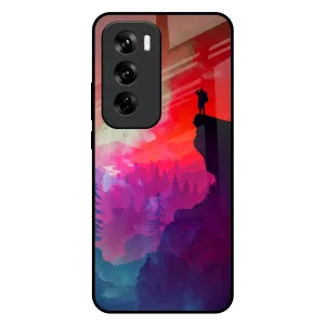 Soft Edging Dream So High Glass Case For Oppo Reno 12 Pro 5G