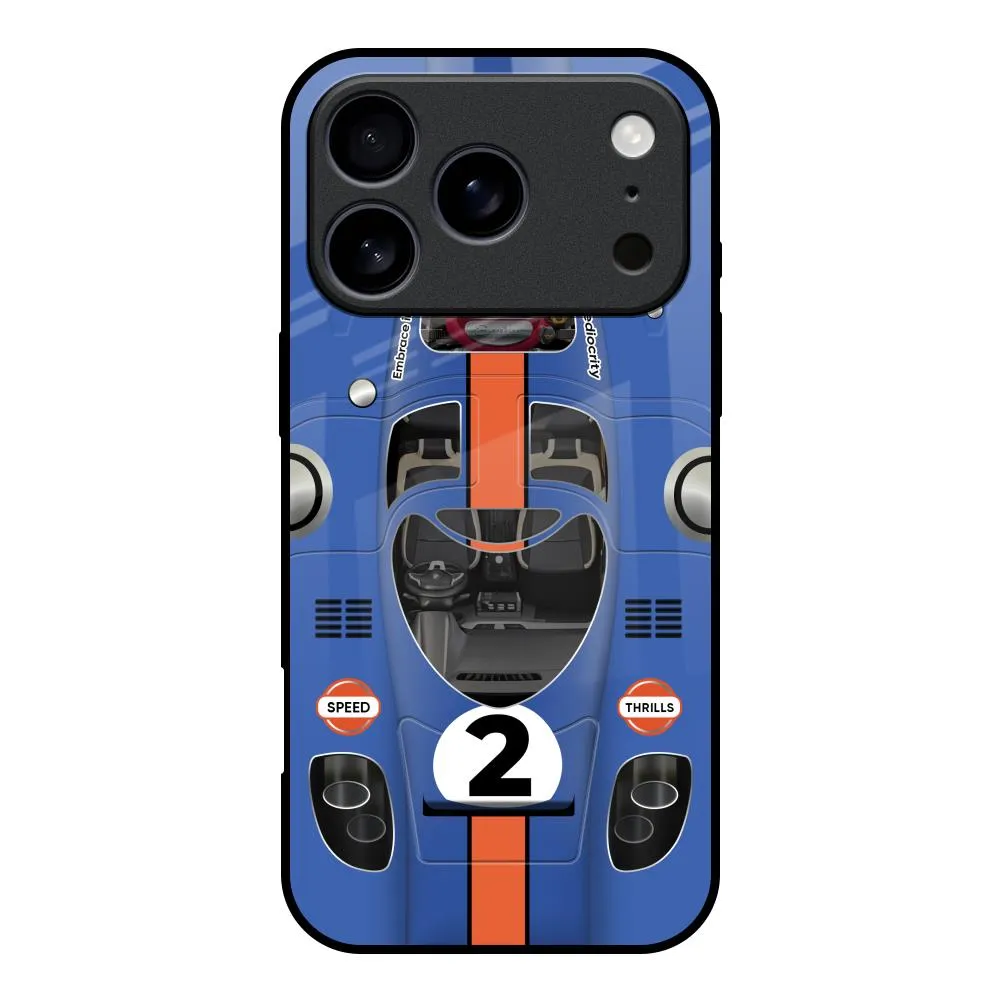 Car Adiction Glass Case for iPhone 17 Pro Compact Texture Layer Everyday Fit