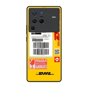 Express Worldwide Glass Case For Vivo X80 Pro 5G Metal Texture Protective cover