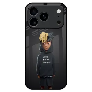 Dishonor Glass Case for iPhone 17 Pro Max Polished Touch Modern Pattern Style