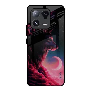 Moon Wolf Glass Case for Mi 13 Pro Gloss Texture Modern Grip Design