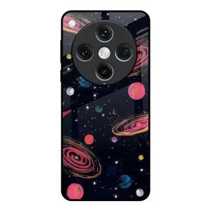 Galaxy In Dream Glass Case For Oppo Find x8 Pro Durable Material Clear Design