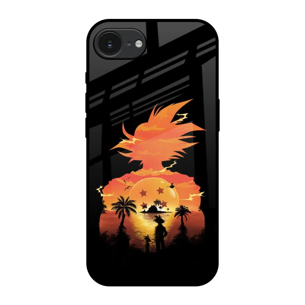 Modern Frame Japanese Paradise Glass Case for Apple iPhone 16e