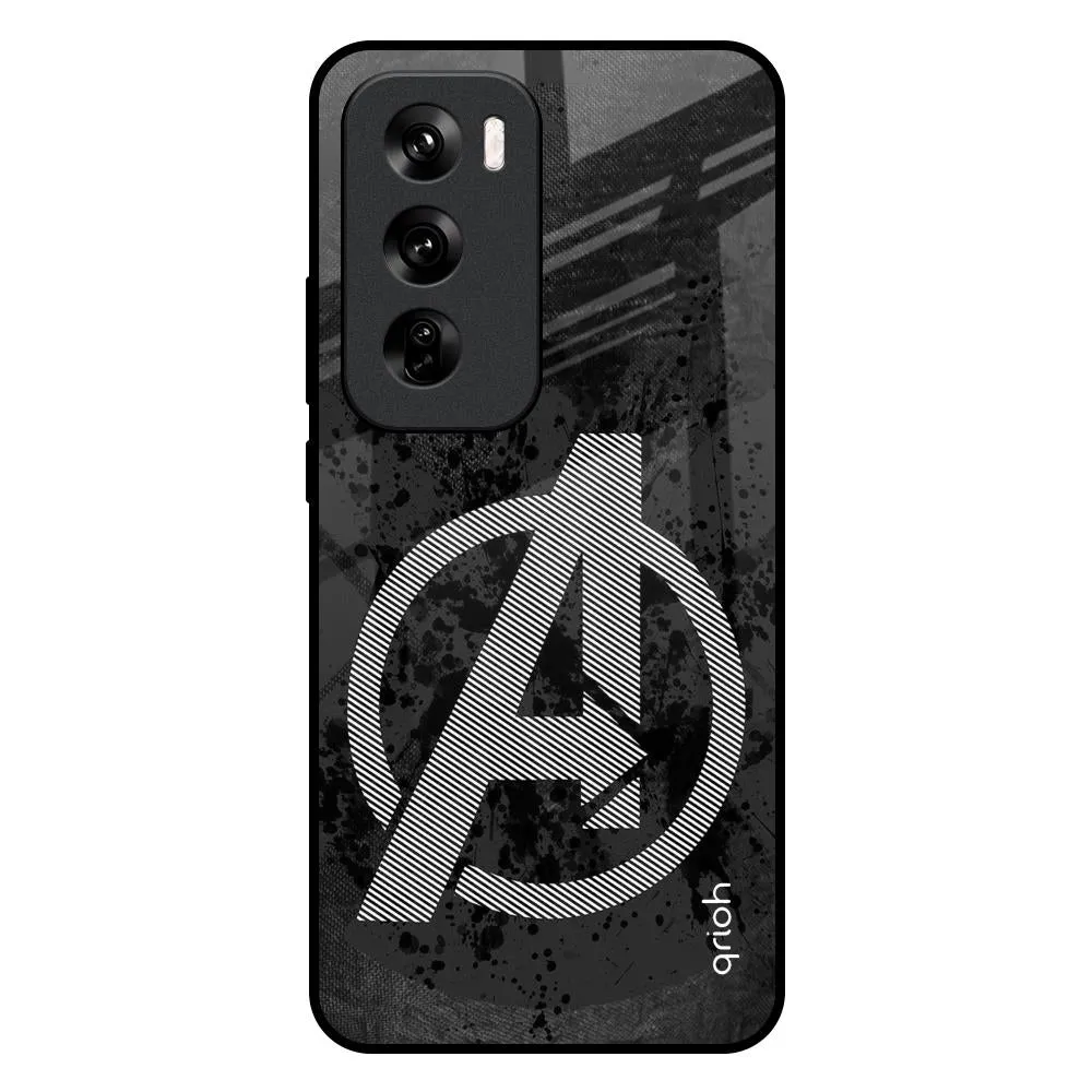 Colorful Finish Sign Of Hope Glass Case for Oppo Reno 12 5G