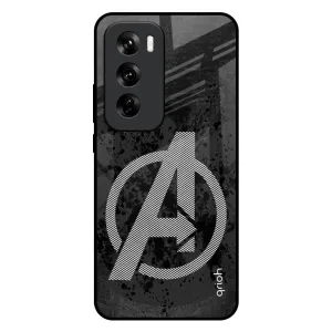 Colorful Finish Sign Of Hope Glass Case for Oppo Reno 12 5G