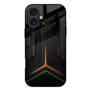 Modern Ultra Chevron Glass Case for iPhone 17 Light Protection