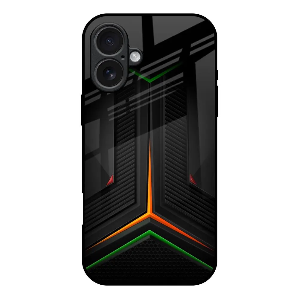 Modern Ultra Chevron Glass Case for iPhone 17 Light Protection